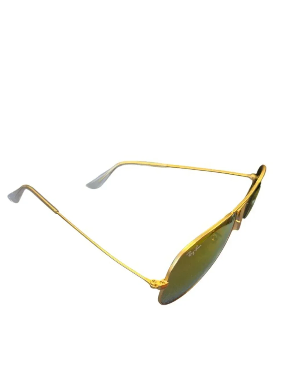 Ray Ban B&L Vintage gold green G15 USA Aviator glasses SKU 10-616